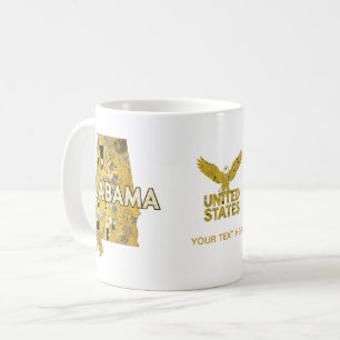 Caneca De Café Estados Unidos - Alabama