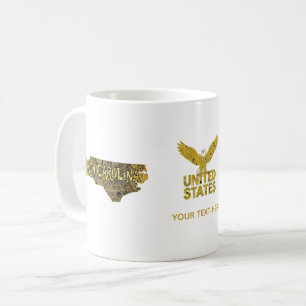Caneca De Café Estados Unidos - Carolina do Norte