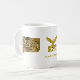 Caneca De Café Estados Unidos - Connecticut