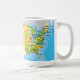 Caneca De Café Estados Unidos Da América