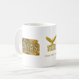 Caneca De Café Estados Unidos - Kansas