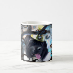 Caneca de café 'Estamos todos loucos aqui'