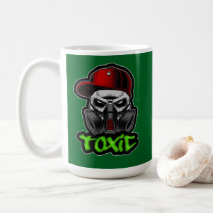 Caneca De Café Estampa Hip Hop - TOXIC - Bone
