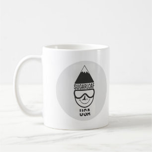 Caneca De Café Estância de esqui Vintage Sugarloaf no Maine Nova