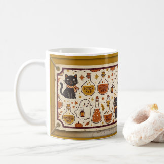Caneca De Café Estandarte Vintage de Halloween