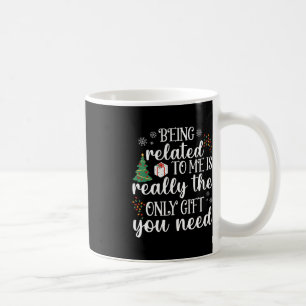 Caneca De Café Estar Relacionado A Mim Família De Natal Divertida