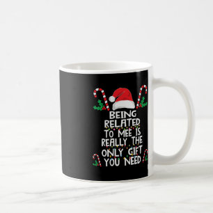 Caneca De Café Estar Relacionado A Mim Família Pajama Natal Xmas