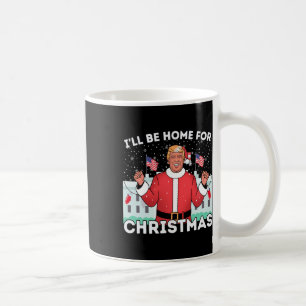 Caneca De Café Estarei Em Casa, Engraçados Apoiadores Do Xmas Nat