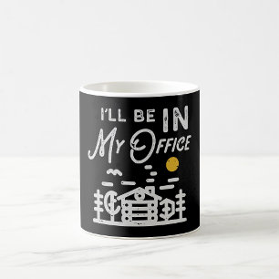 Caneca De Café Estarei No Meu Escritório
