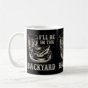 Caneca De Café Estarei No Quintal Cigarros Engraçados E Amantes
