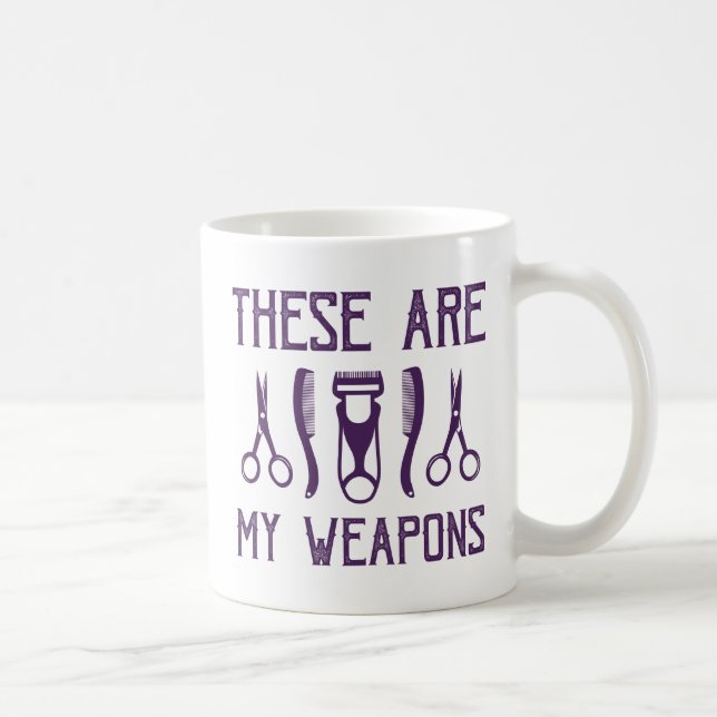 Caneca De Café Estas são minhas armas (Direita)