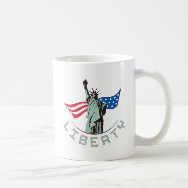 Caneca De Café Estátua da Liberdade (Direita)