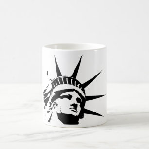 Caneca De Café Estátua da liberdade de América