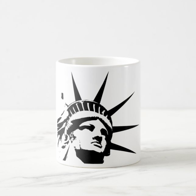 Caneca De Café Estátua da liberdade de América (Centro)