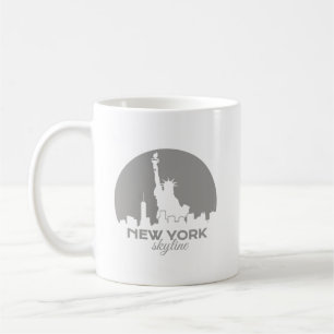 Caneca De Café Estátua da Liberdade em Nova York Skyline