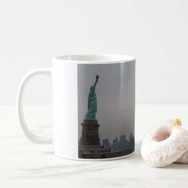 Caneca De Café Estátua da liberdade - Nova Iorque (Com Donut)