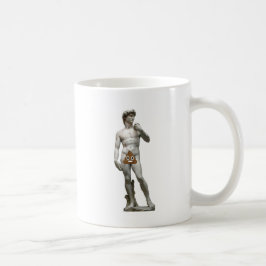 Caneca De Café Estátua de David com tombadilho