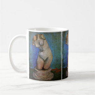 Caneca De Café Estátua de Gesso do Torso Feminino por Vincent van