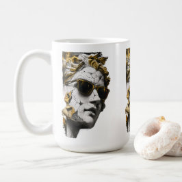 Caneca De Café Estatua Legal com Óculos de Sol – Sabedoria Antiga