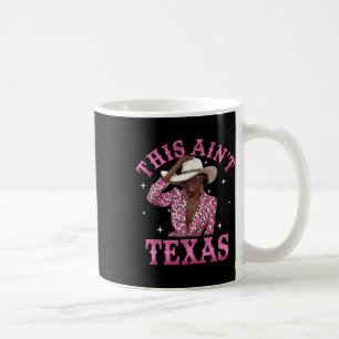 Caneca De Café Este Aint Texas Western Country Rodeo Cowgirl Blac