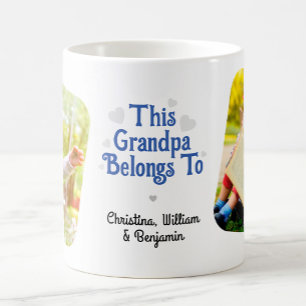 Caneca De Café Este Avô Pertence às Nomes das Crianças Foto Perso