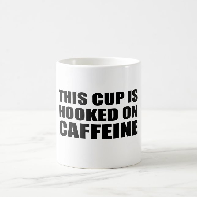 Caneca De Café Este copo está viciado em cafeína (Centro)
