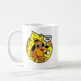Caneca De Café Este Design Inspirado no Meme Engraçado This Is Fi