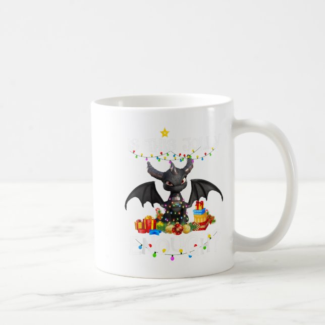 Caneca De Café Este Dragão É Suficiente Para Lugar De Natal? (Direita)
