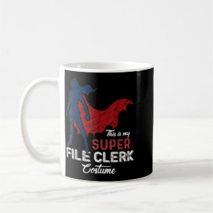 Caneca De Café Este É Meu Fantasia de Arquivista Super Halloween