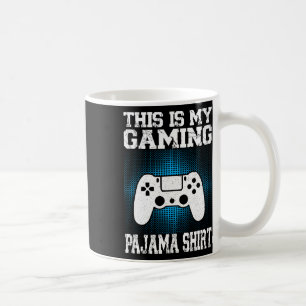 Caneca De Café Este É Meu Jogo Pajama Mostra Um Jogo Encantado Ga