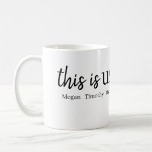 Caneca De Café Este é nós personalizou