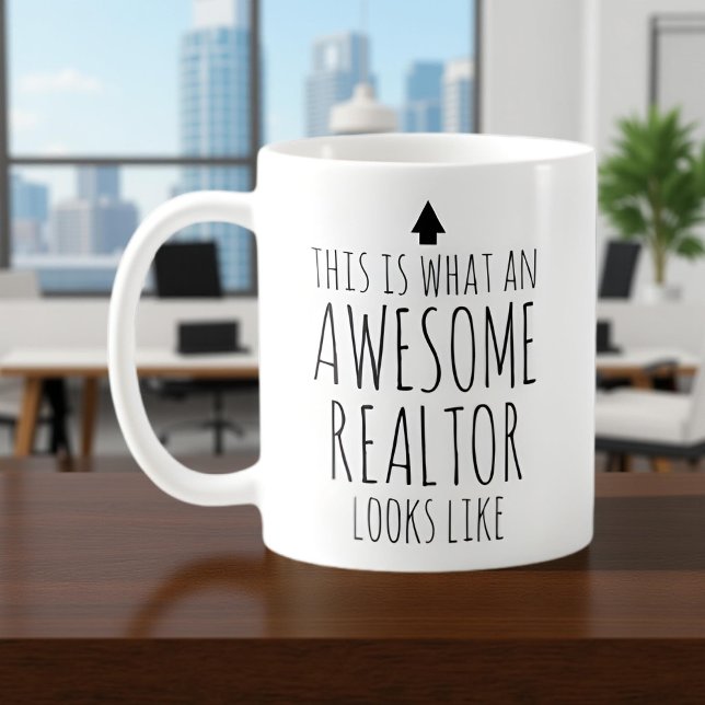 Caneca De Café Este é o aspecto de um Realtor Incrível (Criador carregado)