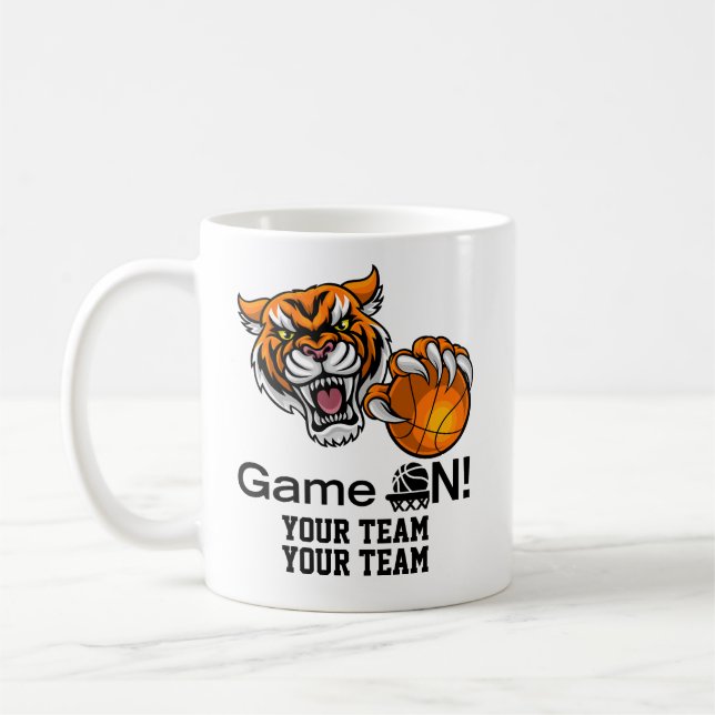 Caneca De Café Este É O Jogo De Basquete Da Estação No Tiger (Esquerda)