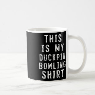 Caneca De Café Este É O Meu Bolinho De Camisas De Boliche