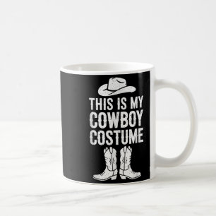 Caneca De Café Este É O Meu Costume De Cowboy Camisa Adolescente