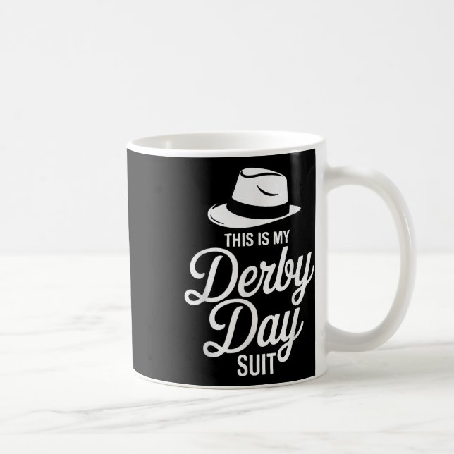 Caneca De Café Este É O Meu Estilo De Fedora Do Dia Derby (Direita)