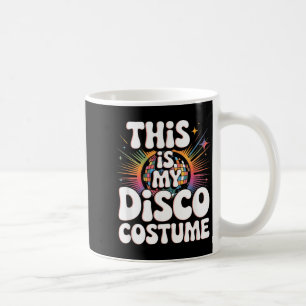 Caneca De Café Este É o Meu Figurino de Disco Engraçado 70s Retro