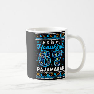 Caneca De Café Este É o Meu Hanukkah 67 Pajamakah Para o Cristo J