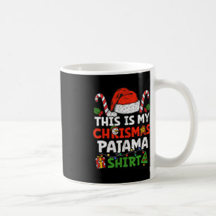Caneca De Café Este É O Meu Natal Pajama Diversão Da Família Xmas