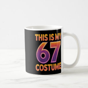 Caneca De Café Este é o meu número de fantasia de Halloween 67 nú