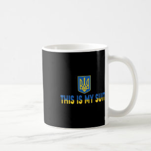 Caneca De Café Este é o meu terno Apoie o terno ucraniano - Fique