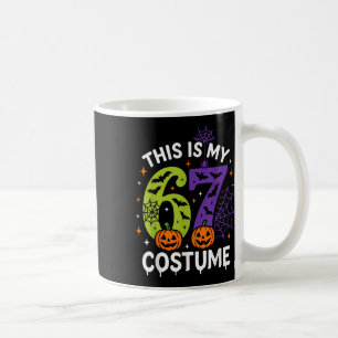 Caneca De Café Este É o Meu Traje de Halloween 67 Engraçado 67 Ha