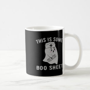 Caneca De Café Este É Um Boo Sheet Boo Ghost Divertido Halloween
