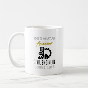 Caneca De Café Este é um Engenheiro Civil Incrível