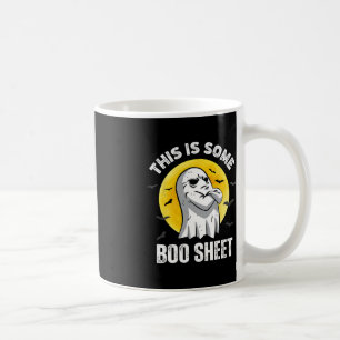 Caneca De Café Este É Um Folheto De Boas Folhas De Halloween Ghos