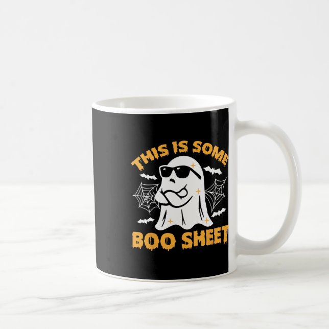 Caneca De Café Este É Um Ghost Retro Halloween Costu (Direita)