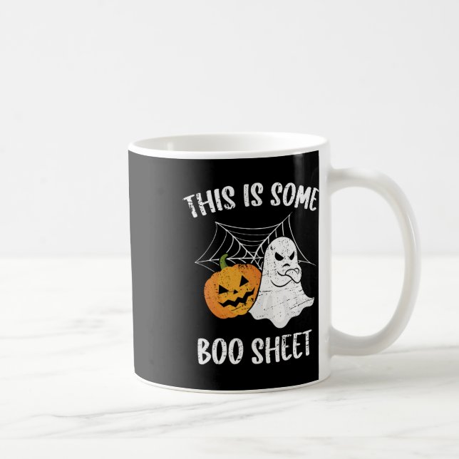 Caneca De Café Este É Um Presente De Diversão De Halloween Ghost. (Direita)