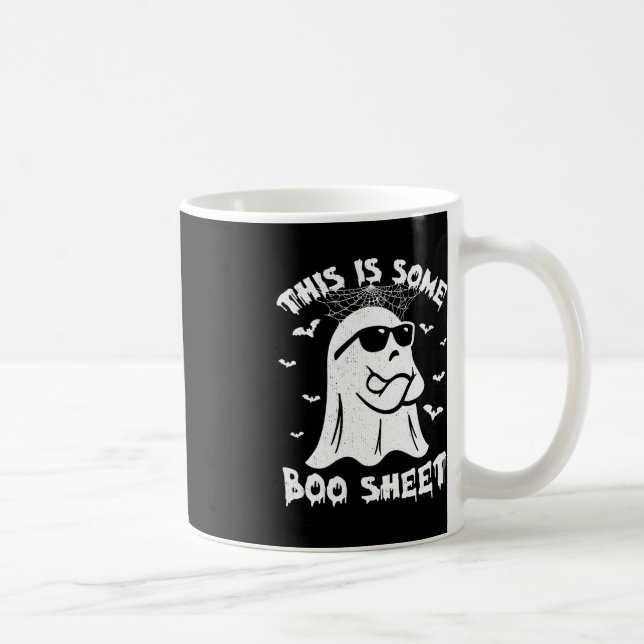 Caneca De Café Este É Um Presente Engraçado De Boo Sheet Hallowee (Direita)