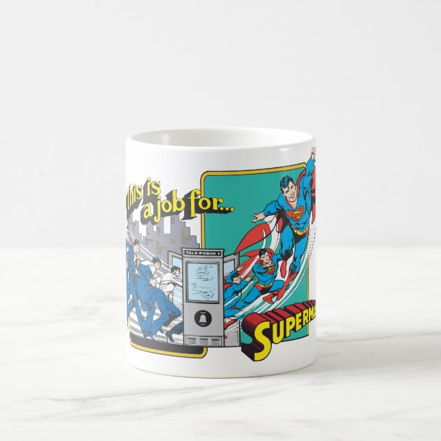 Caneca De Café Este é um trabalho para � Super-Homem 2 (Centro)