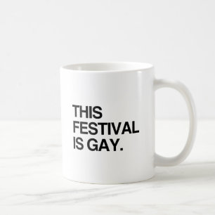 Caneca De Café Este festival é gay